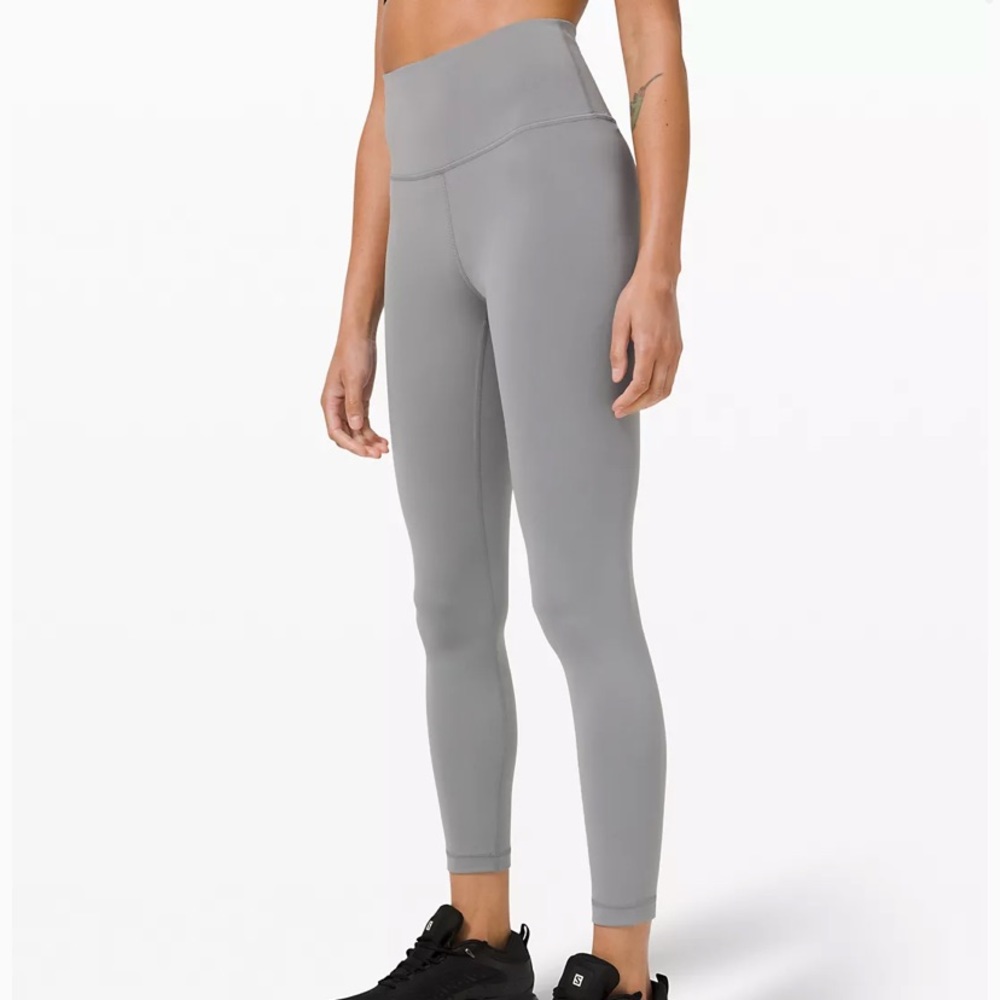 NWOT Lululemon wunder train 25” rhino grey